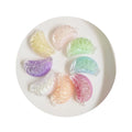 Kawaii Clear Dumplings Resin Pendant Beads with Hole for Chinese New Year Jewelry Making Diy Accessories