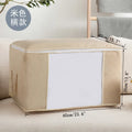 Large Capacity Clothes Storage Bag Organizer Breathable Clothing Storage Bag Foldable Non-woven Storage Bag