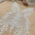Embroidered Sequins Lace Flower Stickers DIY Dress Costumes Handmade Clothing Accessories 100% Polyester China