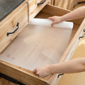 SHIMOYAMA Transparent Cabinet Closet Drawer Waterproof and Anti-slip Oil-proof Drawer Pad for Table Drawer Shoe Cabinet