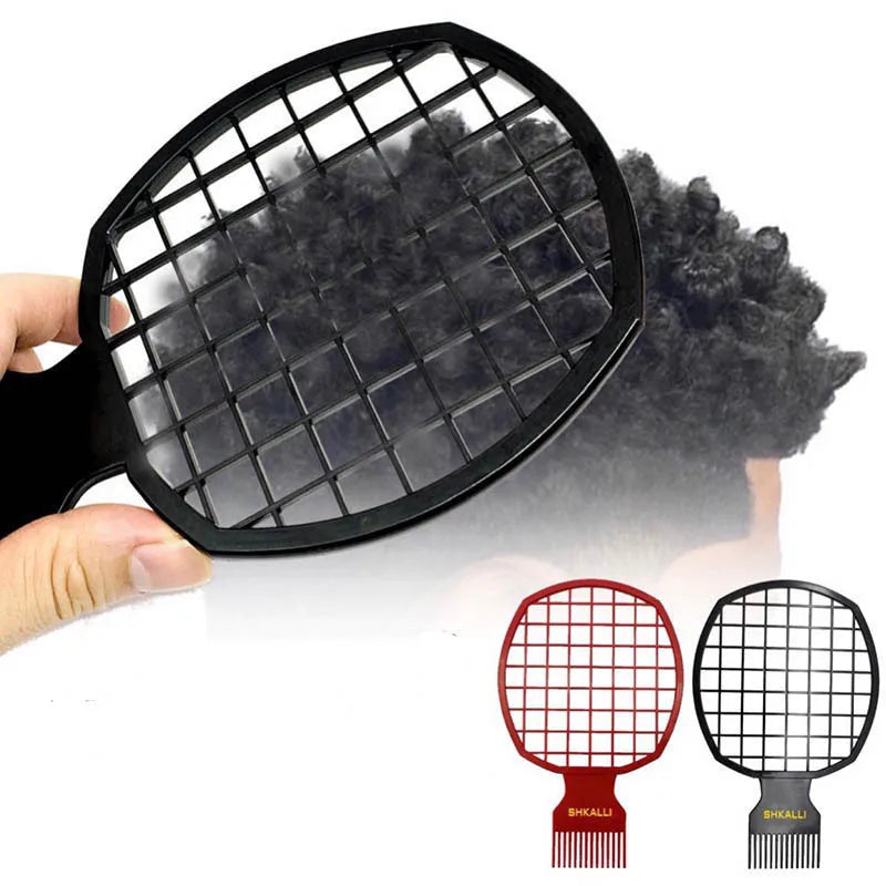 Yue Magic Non-Latex Makeup Comb Bakelite Washable Custom Logo Barber Brush for Afro Hair Styling Low MOQ Private Label