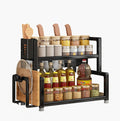 Hot Sale New Design 3-Tier Stainless Steel Standing Rack Easy Installation Kitchen Storage Organizer for Spice and Food Storage