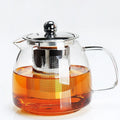Wholesale Free OEM High Borosilicate Heat Resistant Teapot With Infuser Glass Teapot Set Teapot With Infuser