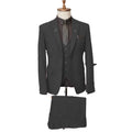 2025 Business Men Suits 3 Pieces Male Jacket Custom Fashion Groom Wedding Formal Suit Tuxedo Red Men blazer Sets Vest Pants