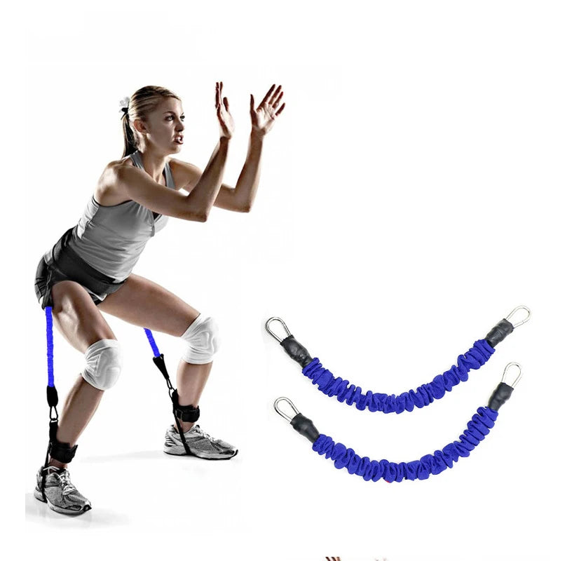 FDFIT Leap Training Resistance Bands Exercise Workout Bands Basketball Football Volleyball Jump Trainer Running Pull Rope