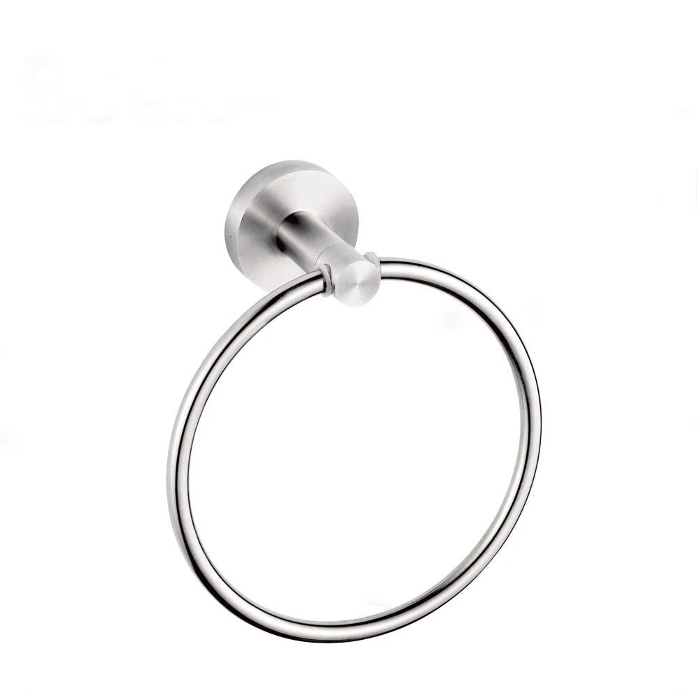 Hot Selling Bathroom Decoration Round Brushed Nickel Towel Ring