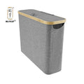 KUYUE Toilet Paper Storage Basket with Lid Bamboo Toilet Paper Storage Holder Stand Organizer for Bathroom MegaBDM