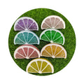 Cute Fruit Keychain Lemon Slice Charms for  Women Bag Keychain Earing Making