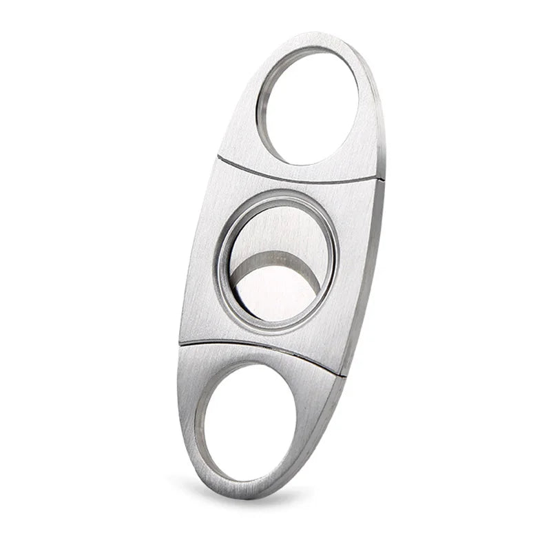 Vanace Custom Logo Premium Cigar Cutter Scissors V Multi Blade Mini Kit Cigar Cutter