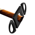 OEM Stainless Steel Double Finger Cigar Cutter Portable Sharp Scissors Utensil Classic Design Material for Travel
