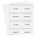 Custom Stickers Paper in A4 Size 21 Labels Per Sheet Laser/Inkjet Printer Vinyl  Die Cut Stickers Self-adhesive Label