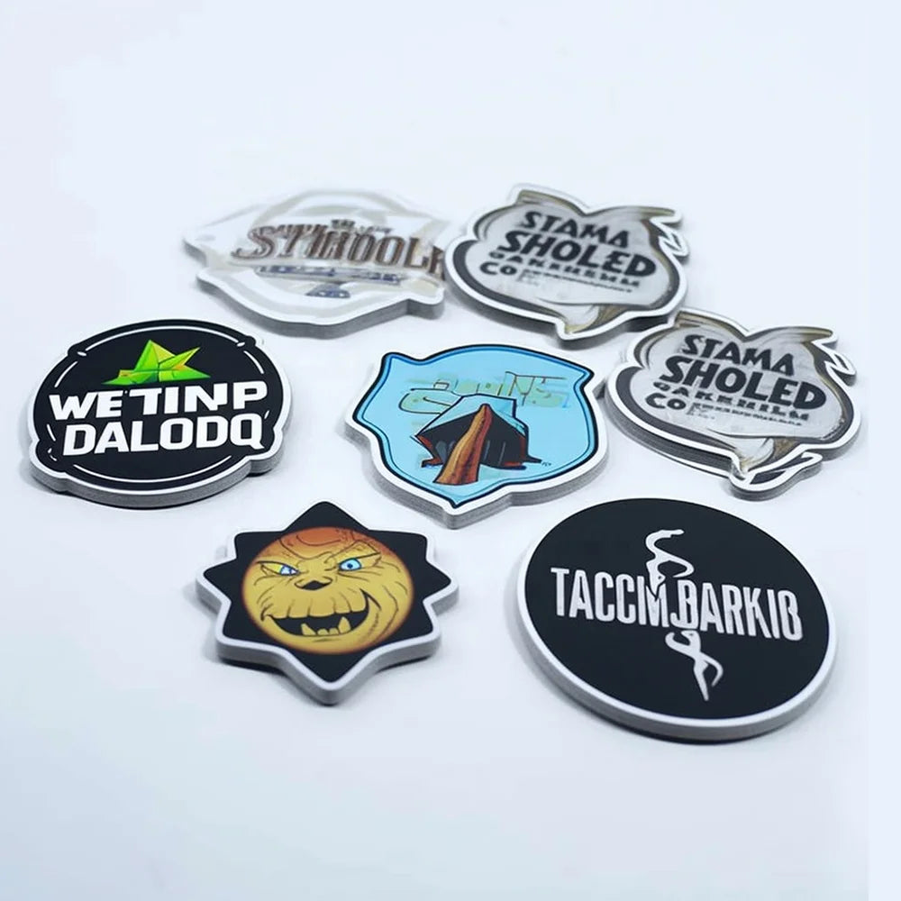 Eco Friendly Crystalcode Round Clear Die Cut Matte Shoe Logo Sticker Waterproof Custom Bumper Stickers