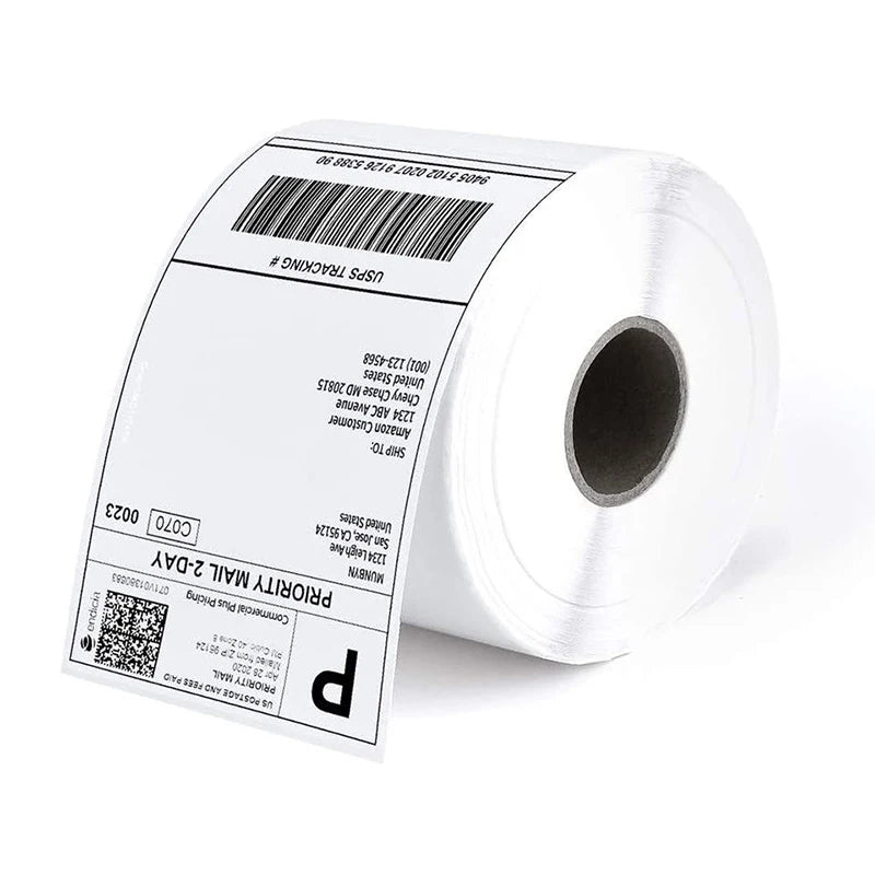Direct Brand Customized Waterproof Vinyl Shipping Labels for Supermarket Grocery Promotion Adhesive Stickers CMYK Color Custom