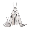 Custom LOGO Outdoor Camping Portable Pocket Compass Foldable Multitools Multi Functional Knife Stainless Steel Multitool Pliers
