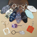 Creative Gradient Two Side Printed Custom Charm Japan Anime Acrylic Keychain with Glitter Hologram