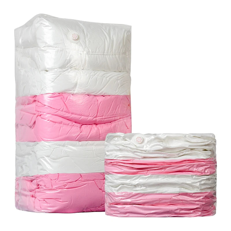 Vacuum Packed Clothes Bags  Space Saver Compression Vacuum Storage Bag for Bedding