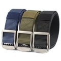 New Men's Canvas Belt Tactical Belt Polyester Material Weaving Fabric Belts Outdoor Wholesale Factory