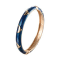 Daili 8mm Colorful Animal Dolphin Enamel Cuff Bangle Classic Gold Plated Zinc Alloy Lovely Girl Cute Fashionable Cloisonne