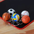 2024 3D Baseball Key Chain Sport Key Chain Car Bag Football KeyRing Holder Volleyball Basketball Sportsman Keychain Gift Keyring