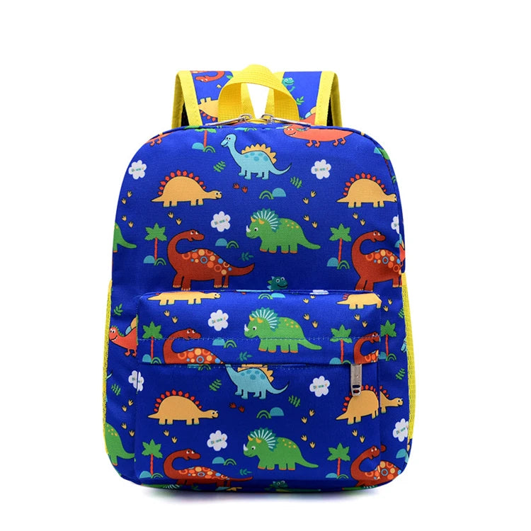 Personalized Nursery Girls Toddler Children's 1st Class Dinosaur School Backpacks for Primary Students MegaBDM