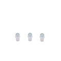 Special Design Widely Used Durable Amber Balls White Glass Perfume Roller Ball