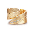 DHJ60149 Hot Sale Fashion Alloy Gold Leaves Bangle Women Classic Simple Bangle Jewelry