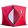 High Quality Yuelang YL-H56 3-4 Persons Pop Winter Ice Fishing Tent Fiberglass Frame 210D Oxford Spray-Bonded Cotton Fabric MegaBDM