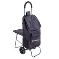 Factory Customized Wholesale BAIGE Brand Large Reusable Trolley Grocery Bag 600D Material Zipper Closure Customized Color