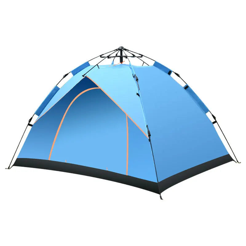 Outdoor Camping Tent 2-3-4 Person Automatic Pop up Beach Sunscreen Camping Tent