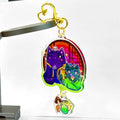 Double Sided Printed Clear Transparent Personalized Business Promotion Gift Souvenir Charm Decor Acrylic Keychain