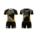 Full Sublimation Rugby Jersey All Blacks Custom Made Gradient Rugby Uniform Touch Rugby Shirts