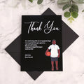 Rectangle Black Acrylic Cards UV Printing Cute Kid Design With Blank Paper Envelopes Custom Printable Logo Thank You Card