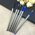 Black Blue Metal Body Ballpoint Pen Refills Replaceable Refill for Signature Pen