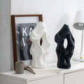 Wholesale Nordic Style Home Resin Ornaments Modern Minimalist Ceramic Vases Dry Flower Arrangement Vases