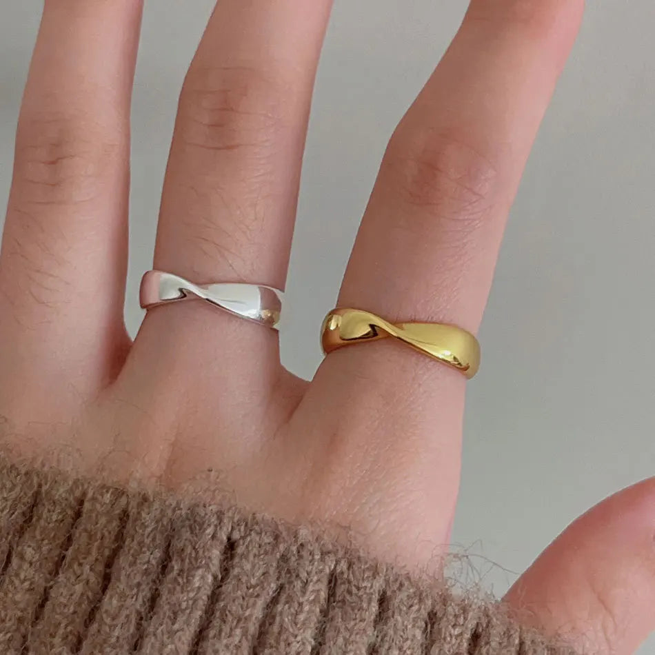 Engagement Wedding Gold Plated Ring 925 Sterling Silver Wholesale Fashion Ring Band Jewelry