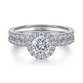 Jewelry Set Double Row Sterling Silver Zircon Prong Setting