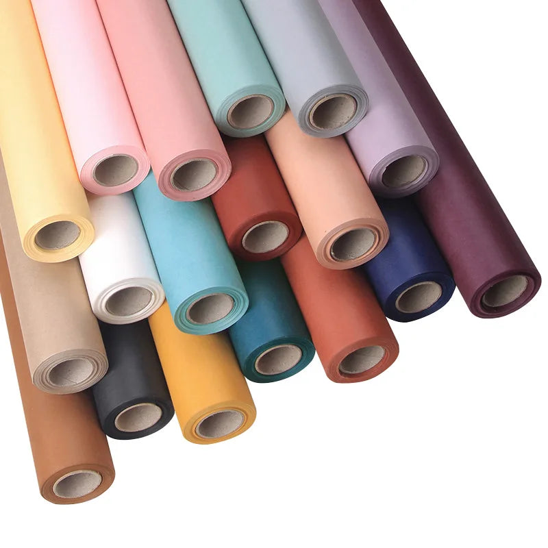 Custom Florist Supplies Eco Friendly Waterproof Wrapping Paper for Flower