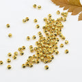 3mm 4mm 5mm 6mm Round Shape Multi-color Copper Spacer Beads Wholesale High Quality No Fading for Jewelry Making