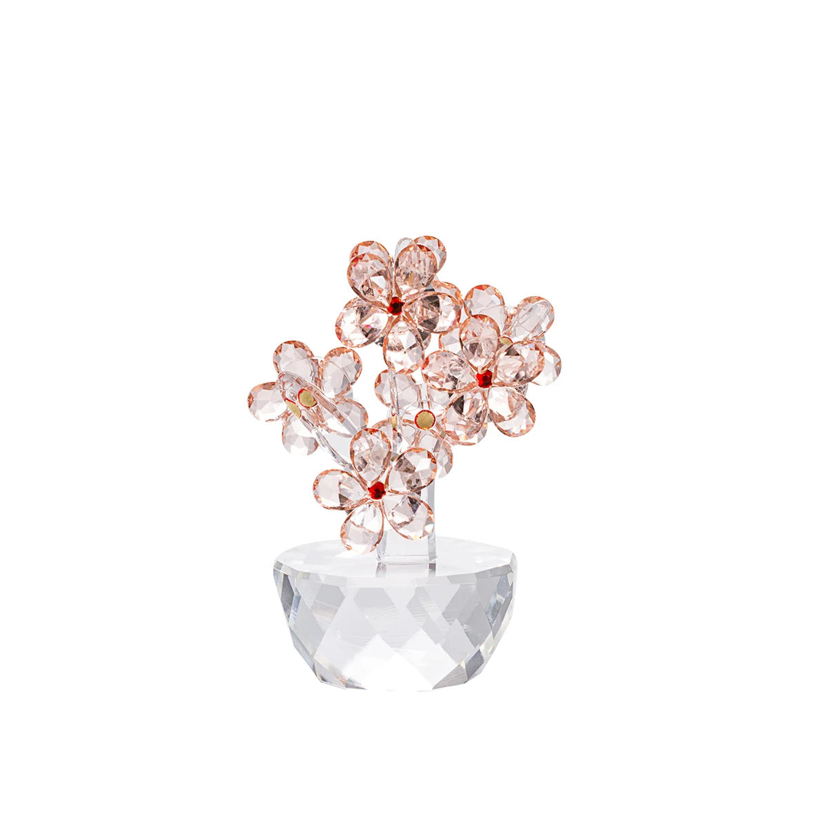 Wedding Gift Box Set Crystal Plum Flower for Guests Souvenirs  Crystal Crafts for Souvenir