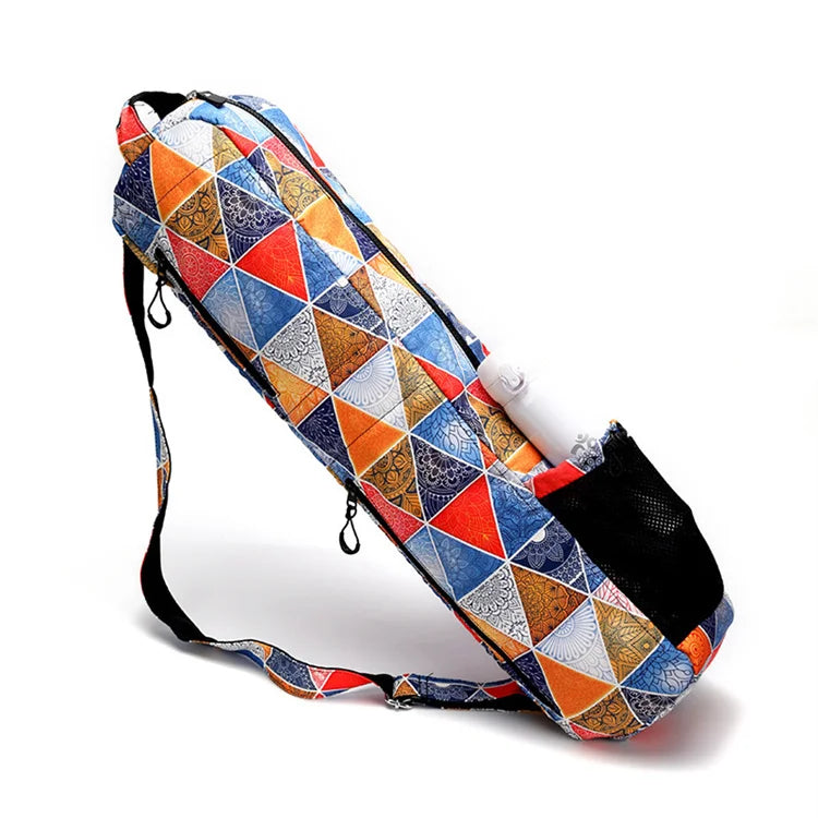 2021 Hot Sale Fitness Custom logo Waterproof Gym Bag Carrying Bag Canvas Yoga Mat Bag with Pocket
