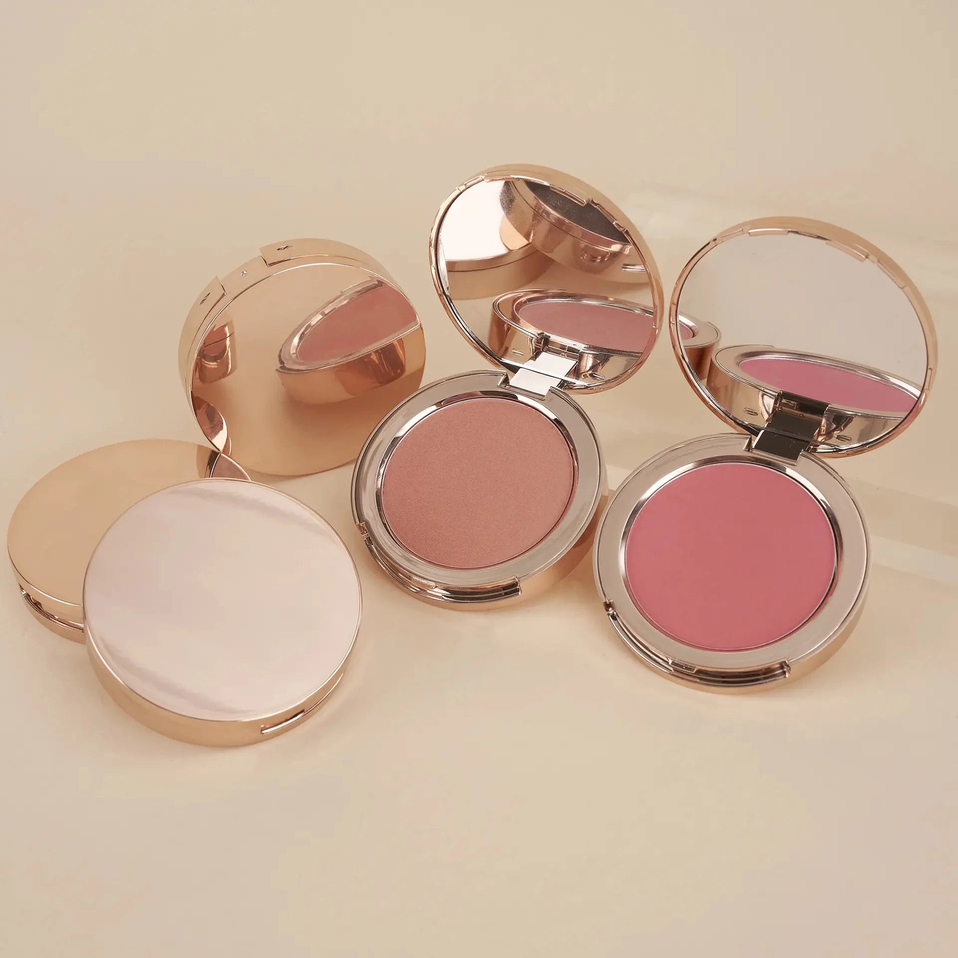 Blush Makeup Palette Mineral Powder Red Rouge Lasting Natural Cream Cheek Tint Orange Peach Matte Blush Cosmetic