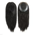 Stock Q6L 16"  Human Hair Pieces Men/Women Toupee Lace PU Topper