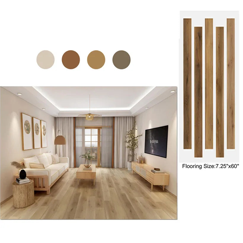 Home Design 5mm 20mil Wear Layer Luxury Commercial Vinyl Floor Restaurant Plank Tiles PVC