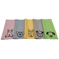 Microfiber Custom Personalized Logo Black White Microfibre Jewellery Cleaning Cloth