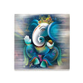 Lord Ganesha Prints Hindu Gods Pictures Glass Wall Art Indian Gods Ganesha Printed on Aluminum Plate