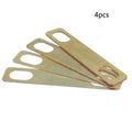 4 Pcs Connection Guitar Neck Shim Durable Heightening Gasket Musical Bass Instrument Accessories Tool Brass Compact Easy Install