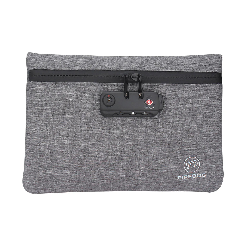 Custom Odor-Proof Polyester Bag with Combination Lock and Carbon Lining for Smell Control