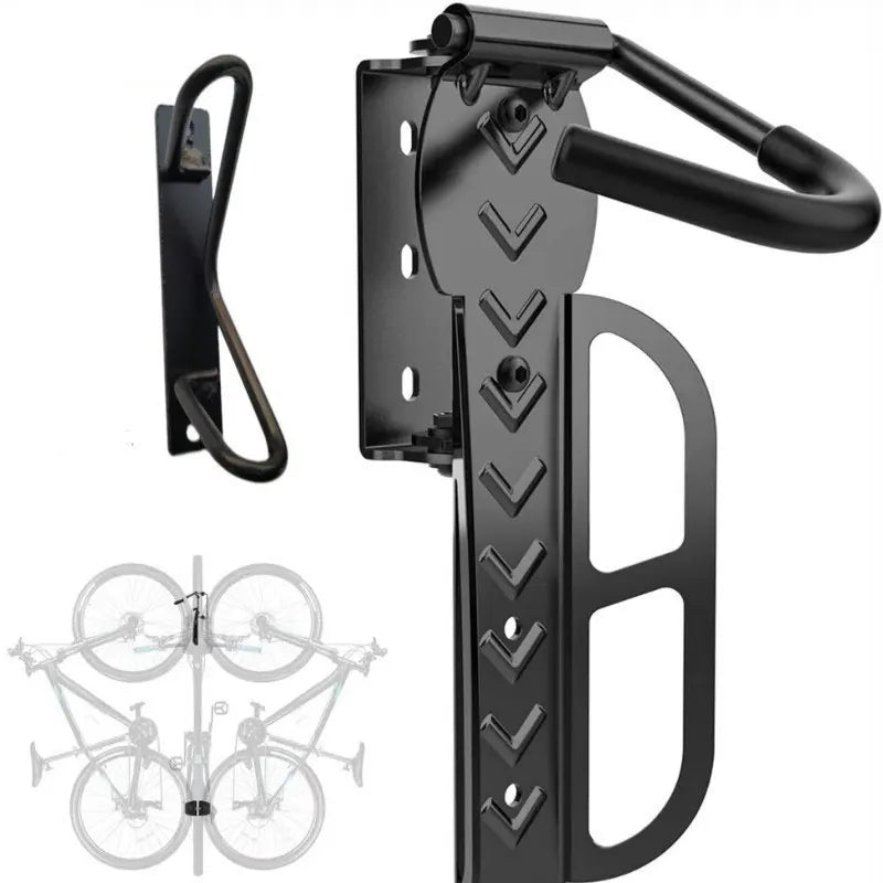 Swivel Bicycle Parking Rack Heavy Duty Wall Mounted Vertical Storage Frame Holder Swivel Hook for Road Bike Mountain Bike