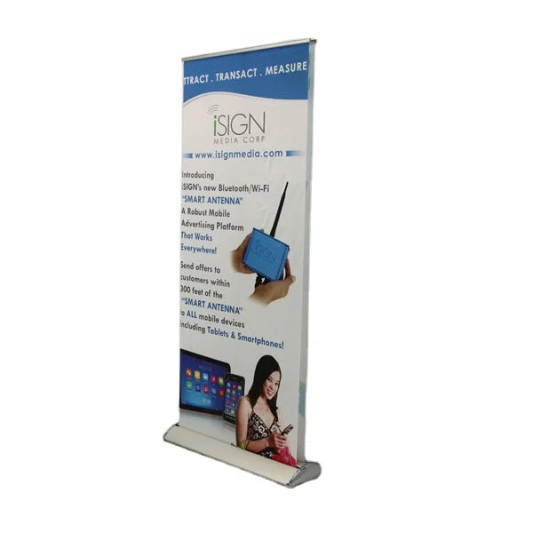 ADMAX Double Sided Custom Printing Roll up Banner Stand Retractable Backdrop Display for Advertising Promotion and Exhibition