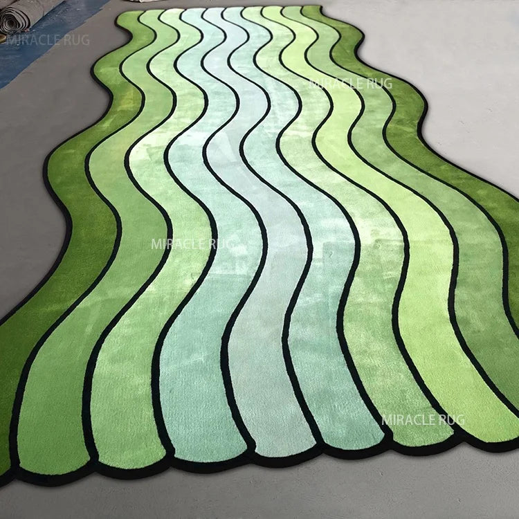 Modern Handmade Living Room Large Design Area Rugs Custom Artwork Rugs